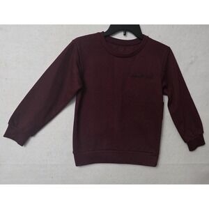 KENNETH Cole New York Boy Long‎ Sleeve Sweatshirt Size 8 Color Red Garnet